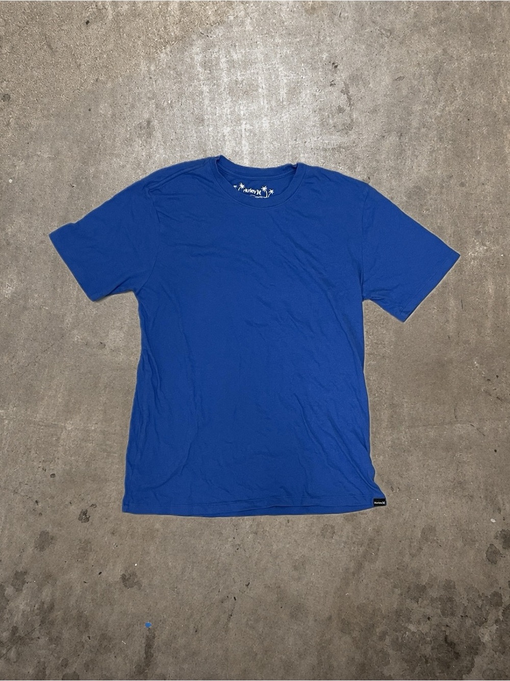 HURLEY SOLID T-SHIRT ROYAL BLUE M